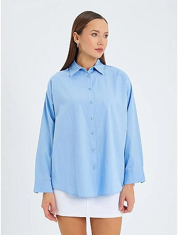 Katoenen shirt met lange mouwen mixray