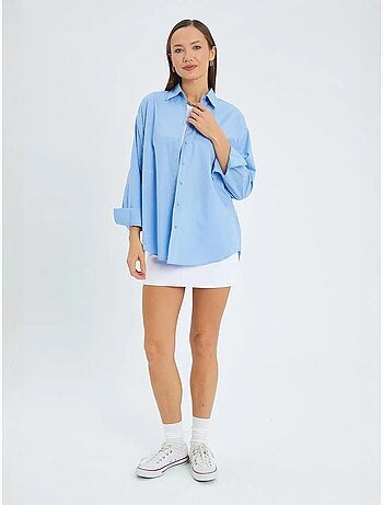 Katoenen shirt met lange mouwen mixray