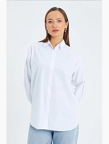 Katoenen shirt met lange mouwen mixray