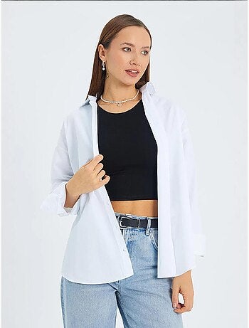 Katoenen shirt met lange mouwen mixray