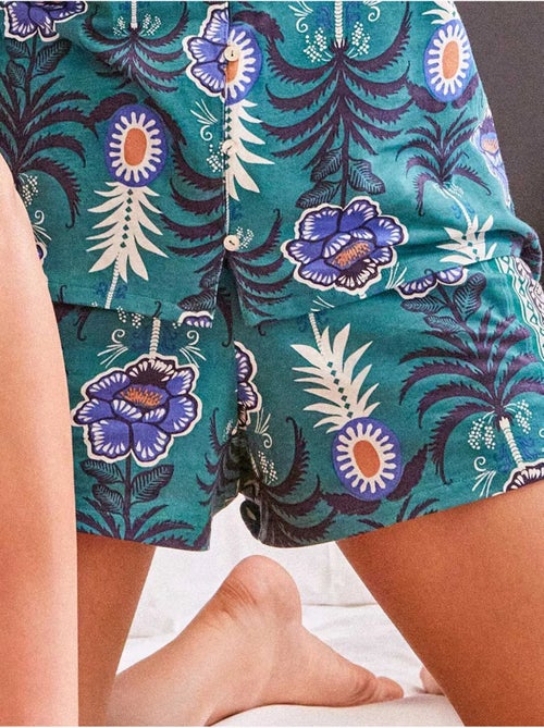 Katoenen short bedrukt met ananassen - Kiabi