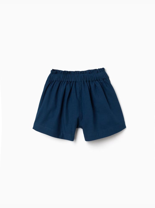 Katoenen shorts met elastische taille You&Me - Kiabi Katoenen shorts met elastische taille You&Me - Kiabi