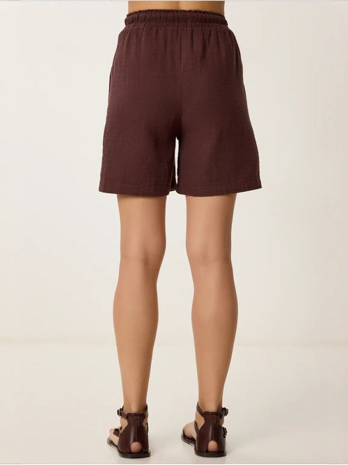 Katoenen shorts met hoge taille en wijde pijpen istanbul - Kiabi Katoenen shorts met hoge taille en wijde pijpen istanbul - Kiabi