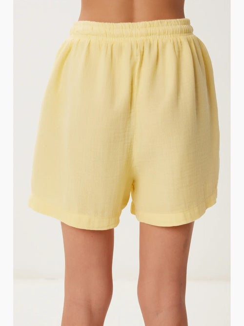Katoenen shorts met hoge taille en wijde pijpen istanbul - Kiabi Katoenen shorts met hoge taille en wijde pijpen istanbul - Kiabi