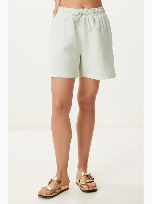 Katoenen shorts met hoge taille en wijde pijpen istanbul - Kiabi Katoenen shorts met hoge taille en wijde pijpen istanbul - Kiabi