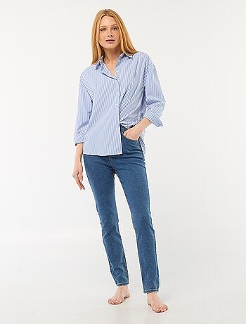 Katoenen skinny spijkerbroek met veel stretch