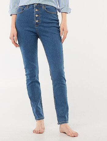 Katoenen skinny spijkerbroek met veel stretch