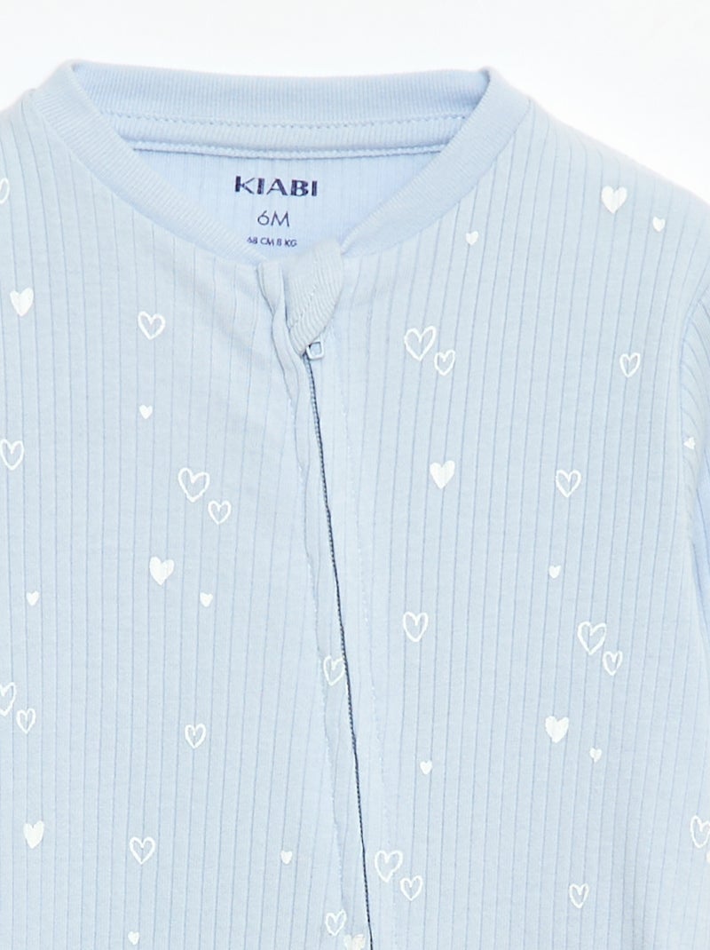 Katoenen slaappak Blauw - Kiabi