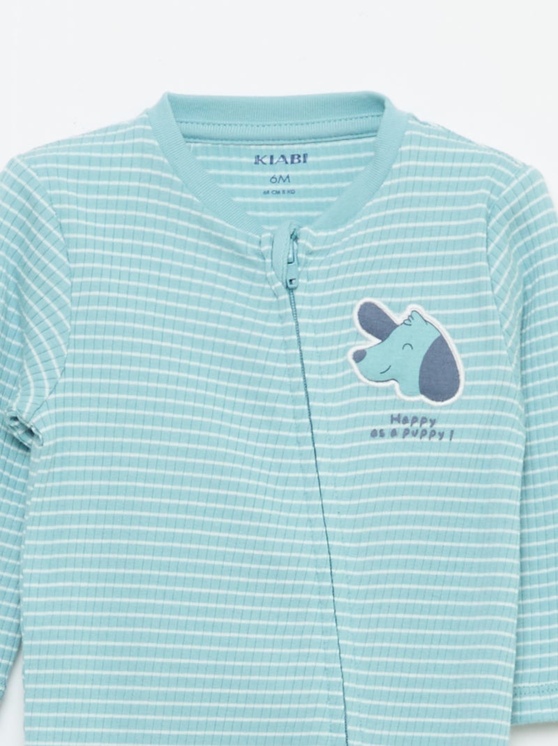 Katoenen slaappak Blauw - Kiabi