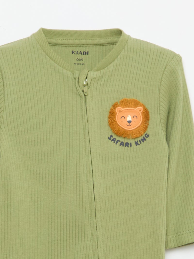 Katoenen slaappak Kaki - Kiabi