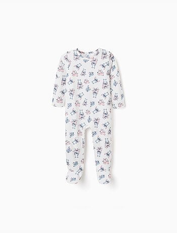 Katoenen slaappakje met stitch motief