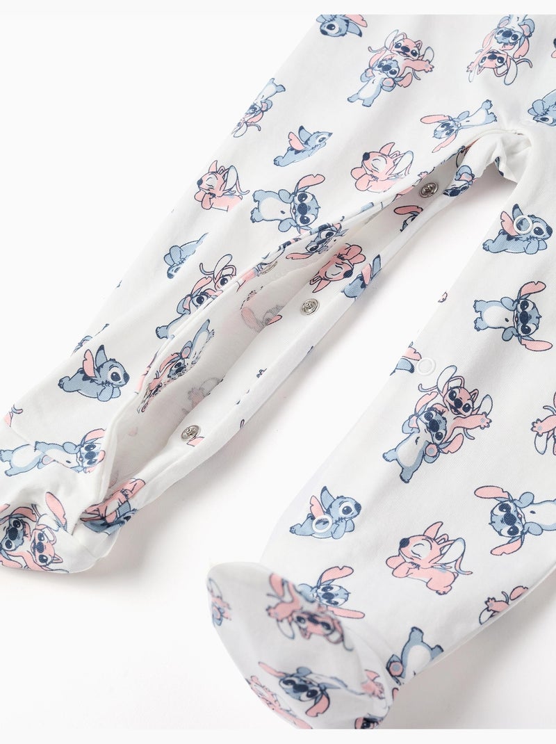 Katoenen slaappakje met Stitch motief Lichtbeige - Kiabi