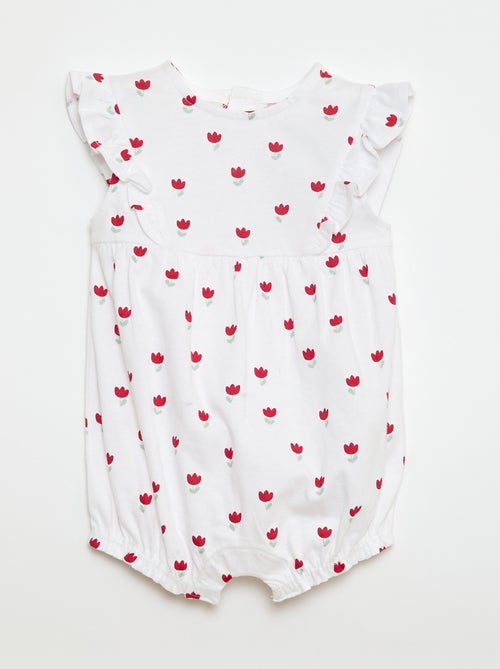 Katoenen speelpakje met print - Kiabi