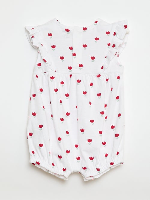 Katoenen speelpakje met print - Kiabi