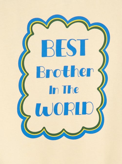 Katoenen sweater met print - Kiabi