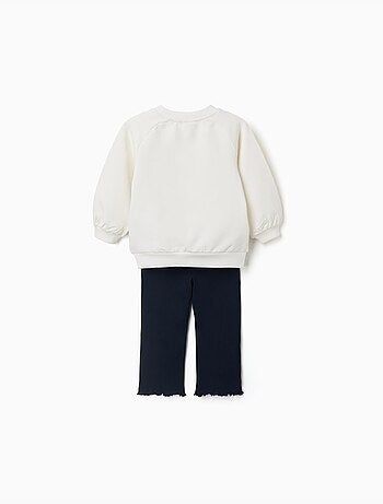 Katoenen sweatshirt en broekenset