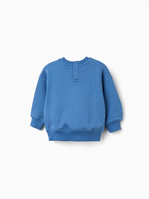 Katoenen sweatshirt met bedrukte dieren en letters - Kiabi