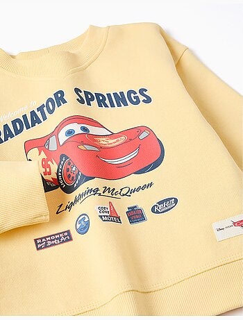 Katoenen sweatshirt met bliksem mcqueen