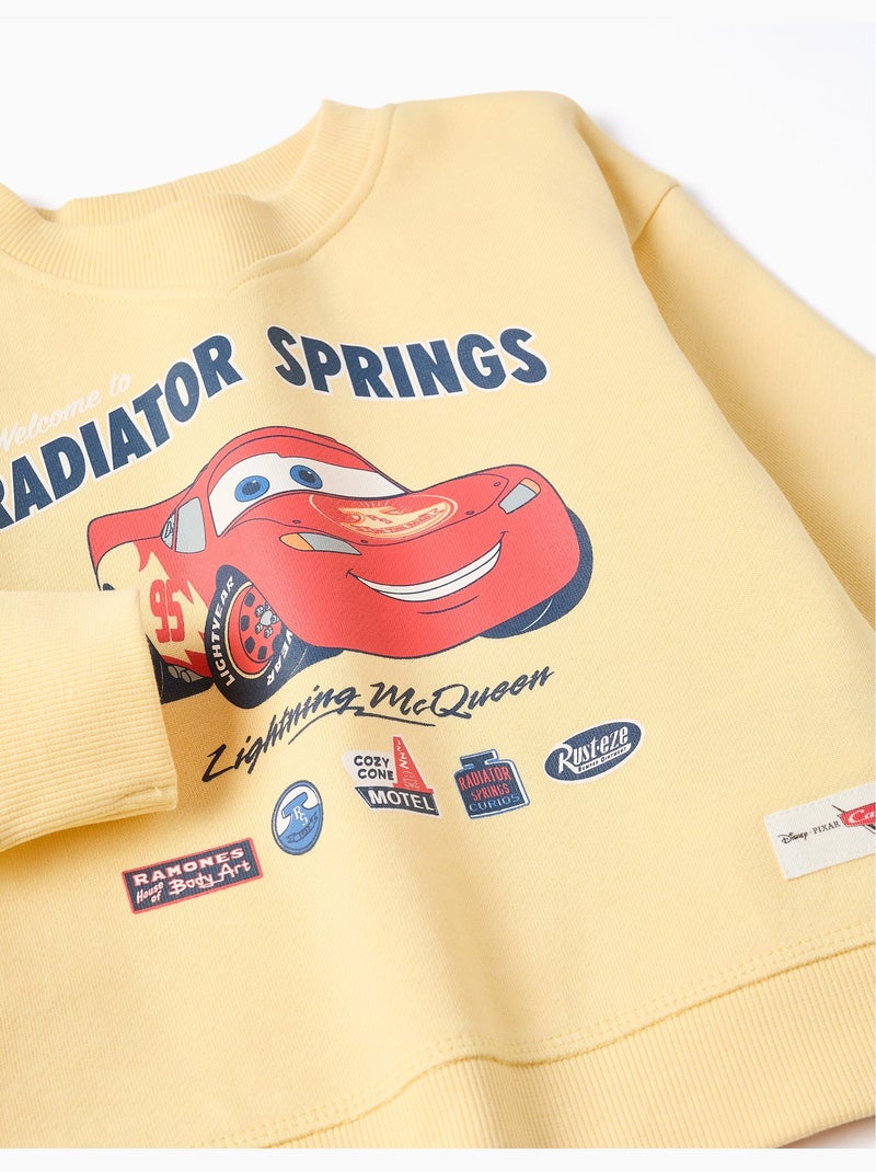 Katoenen sweatshirt met bliksem mcqueen Geel - Kiabi