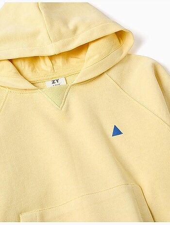 Katoenen sweatshirt met capuchon en kangoeroezak