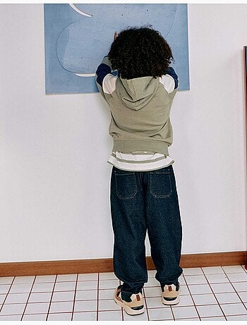 Katoenen sweatshirt met capuchon