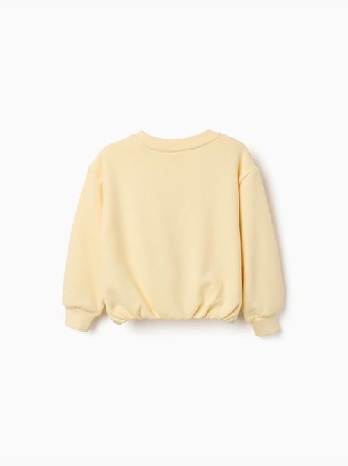 Katoenen sweatshirt met creativiteit print - Kiabi