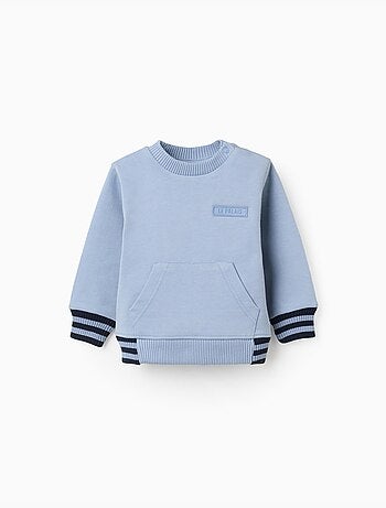 Katoenen sweatshirt met een kangoeroezak