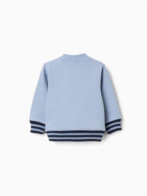 Katoenen sweatshirt met een kangoeroezak - Kiabi Katoenen sweatshirt met een kangoeroezak - Kiabi