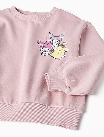 Katoenen sweatshirt met kuromi & friends print