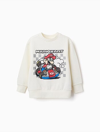 Katoenen sweatshirt met mario kart print