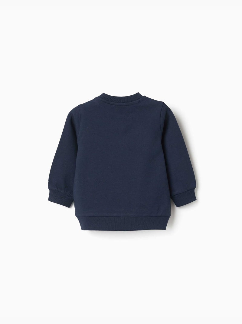 Katoenen sweatshirt met paddington-print Donkerblauw - Kiabi