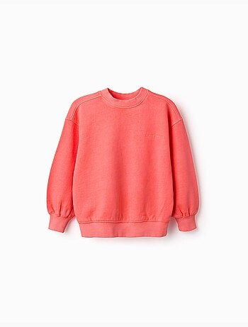 Katoenen sweatshirt met verlaagde schouders
