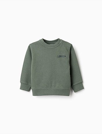 Katoenen sweatshirt met zy print
