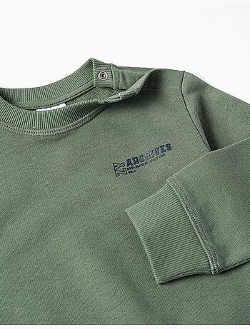 Katoenen sweatshirt met zy print