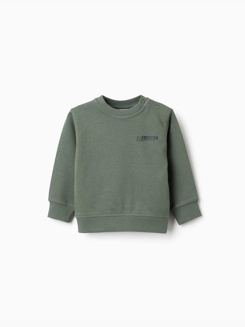 Katoenen sweatshirt met zy print - Kiabi Katoenen sweatshirt met zy print - Kiabi