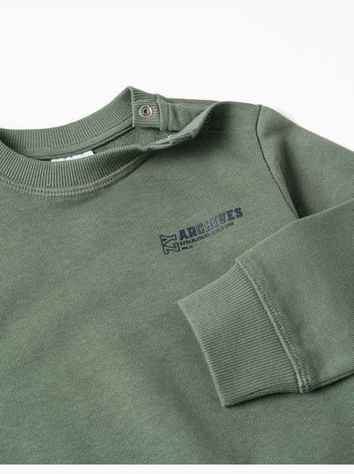 Katoenen sweatshirt met zy print - Kiabi Katoenen sweatshirt met zy print - Kiabi