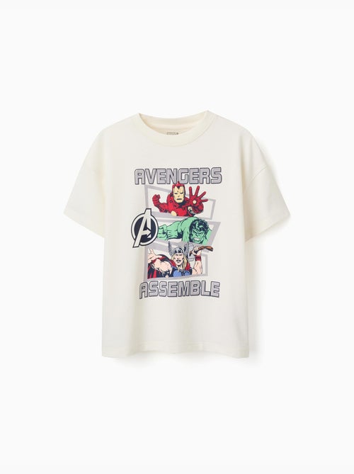 Katoenen T-shirt met Avengers print op de voorkant - Kiabi Katoenen T-shirt met Avengers print op de voorkant - Kiabi