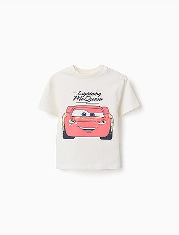 Katoenen t-shirt met bliksem mcqueen