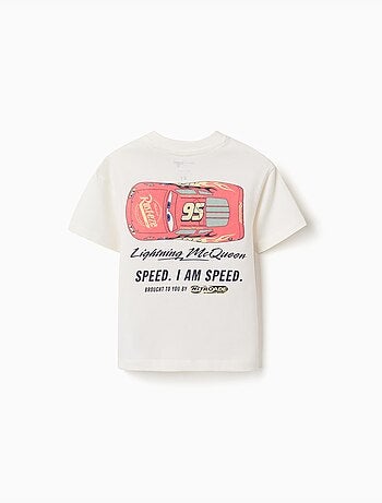 Katoenen t-shirt met bliksem mcqueen