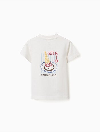 Katoenen t-shirt met gelato print you&me
