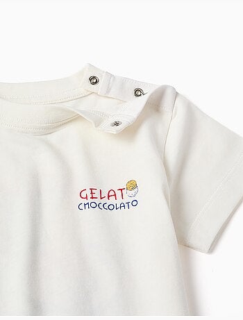 Katoenen t-shirt met gelato print you&me
