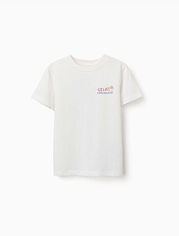 Katoenen T-shirt met Gelato print You&Me