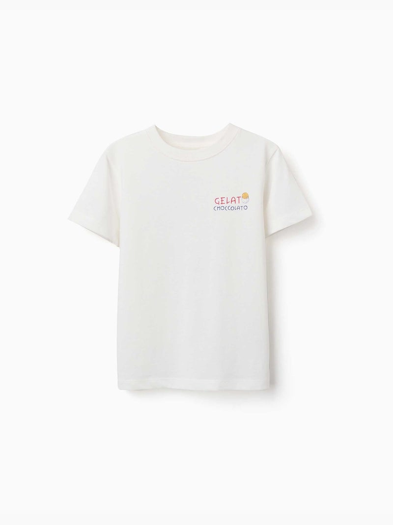 Katoenen T-shirt met Gelato print You&Me Wit - Kiabi