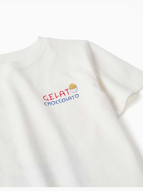 Katoenen T-shirt met Gelato print You&Me - Kiabi Katoenen T-shirt met Gelato print You&Me - Kiabi