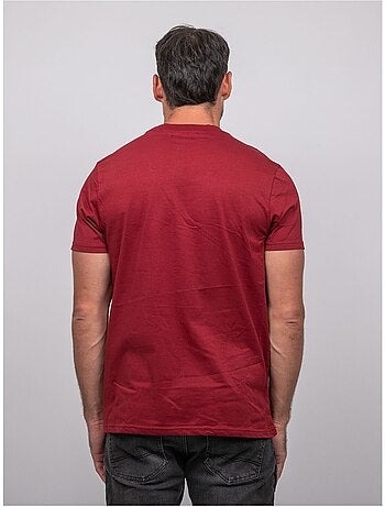 Katoenen t-shirt met korte mouwen en bergprint jampago