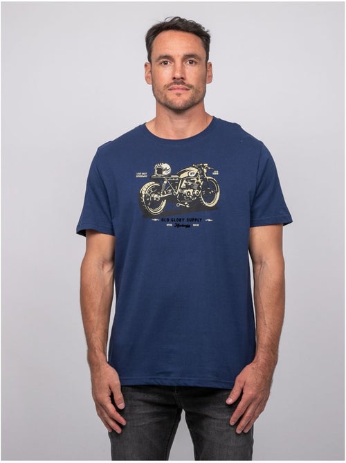 Katoenen t-shirt met korte mouwen en motorprint jatoulo - Kiabi Katoenen t-shirt met korte mouwen en motorprint jatoulo - Kiabi