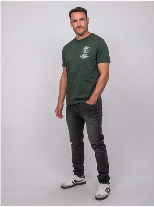 Katoenen t-shirt met korte mouwen en pokerprint joplayer - Kiabi Katoenen t-shirt met korte mouwen en pokerprint joplayer - Kiabi