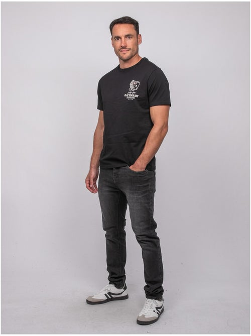 Katoenen t-shirt met korte mouwen en pokerprint joplayer - Kiabi Katoenen t-shirt met korte mouwen en pokerprint joplayer - Kiabi