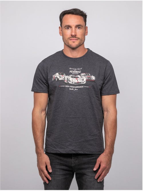 Katoenen t-shirt met korte mouwen en raceautoprint jigator - Kiabi Katoenen t-shirt met korte mouwen en raceautoprint jigator - Kiabi