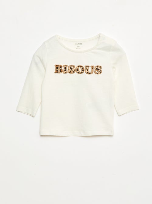 Katoenen T-shirt met leuk detail - Kiabi